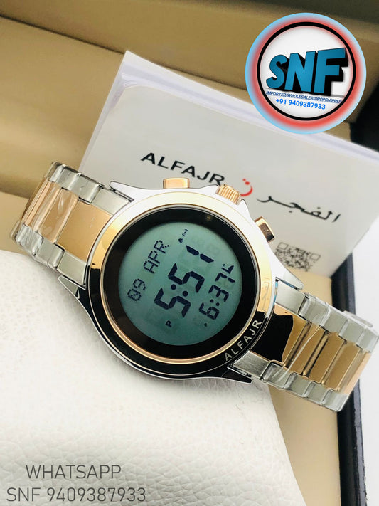 Alfajr Round Islamic Watch  WR-02 Mix Coper