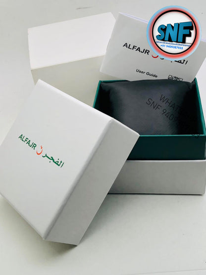 Alfajr Square Islamic Watch WS-06S Mix In Gold