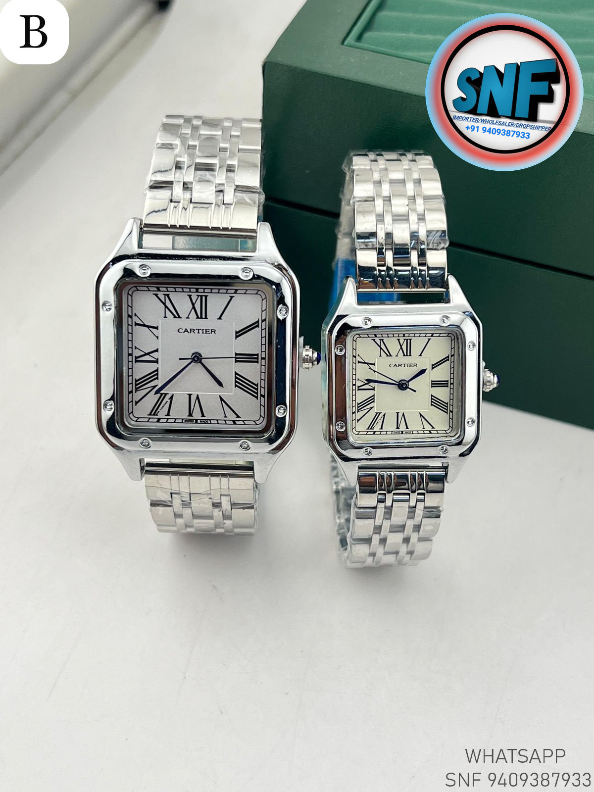 Cartier Santos Style Couple Watch
