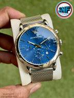 Emporio Armani AR1811 The Sleek Milanese Mesh strap and Bold Green Dial