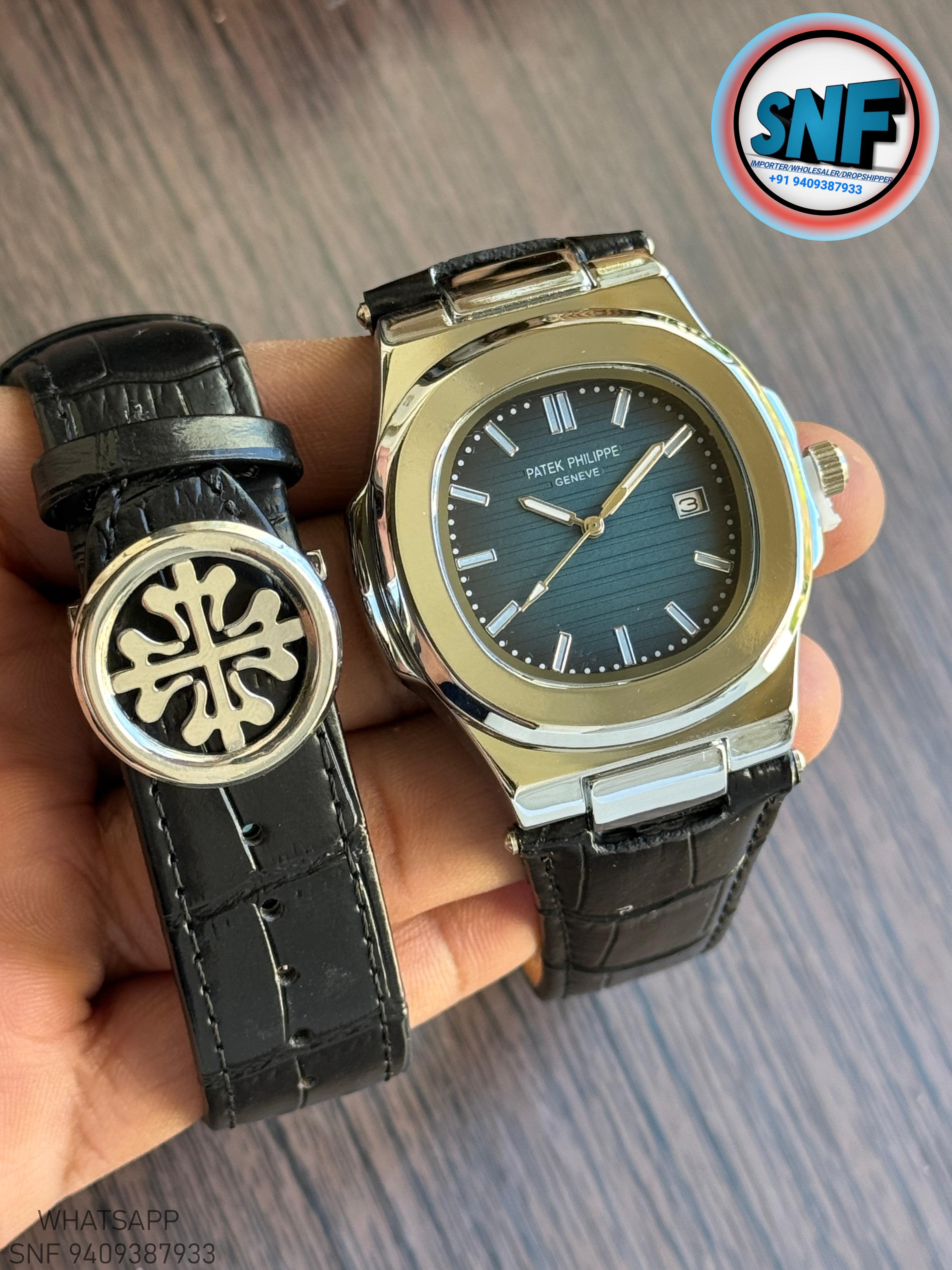 Patek Philippe Leather Strap With Nautilus Fold-Over Clasp