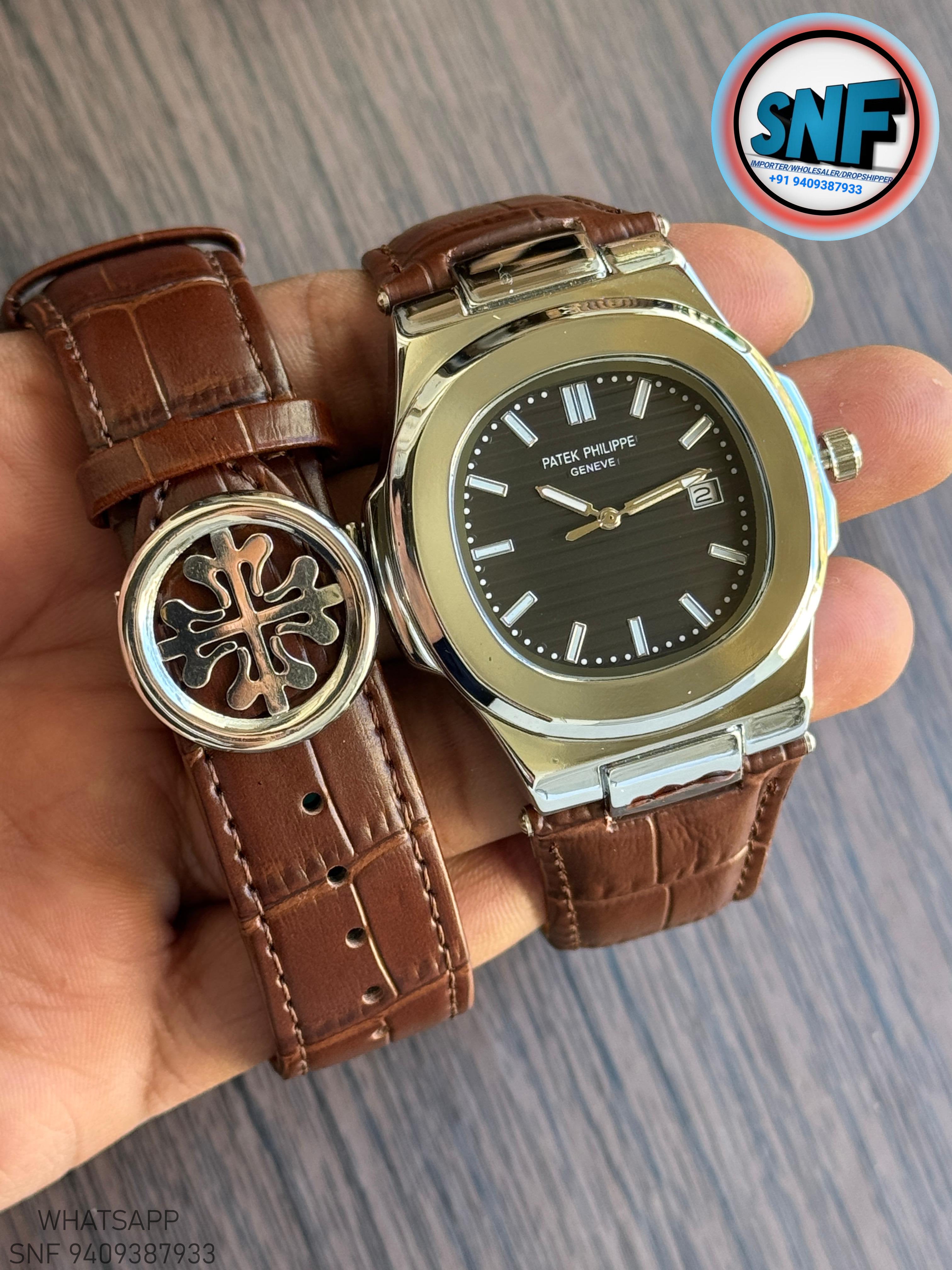 Patek Philippe Leather Strap With Nautilus Fold-Over Clasp