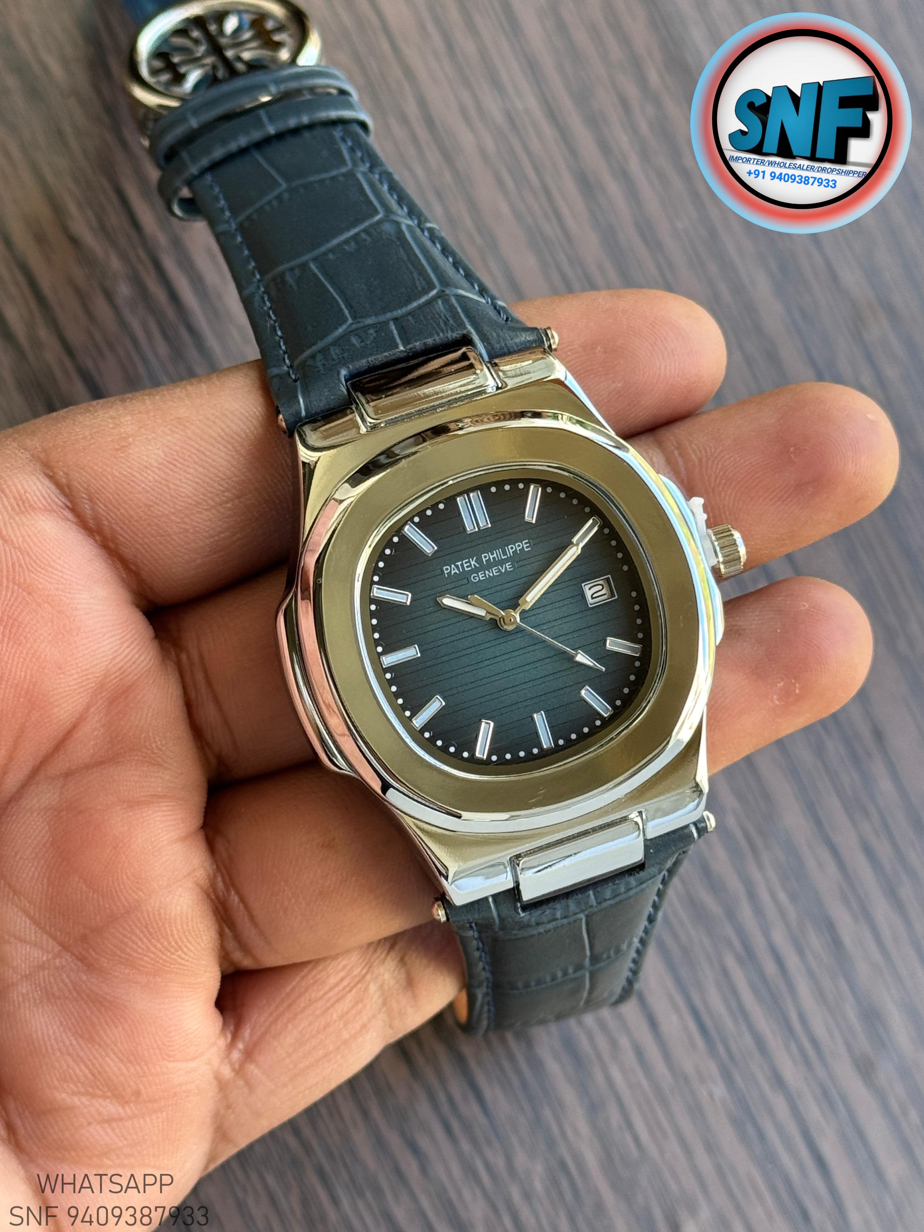 Patek Philippe Leather Strap With Nautilus Fold-Over Clasp