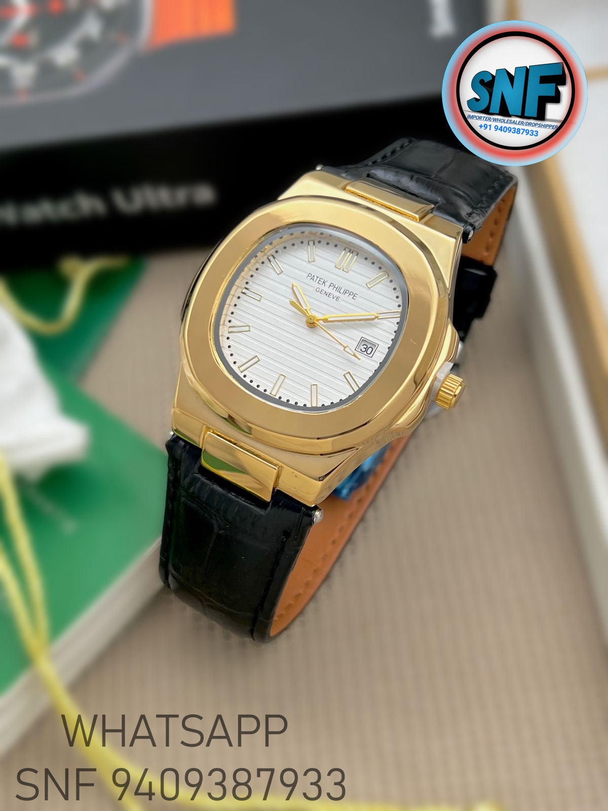 Patek Philippe Leather Strap With Nautilus Fold-Over Clasp More Colours