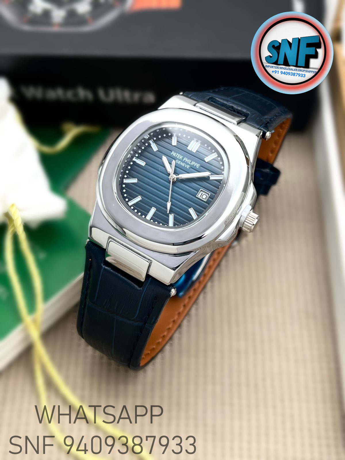 Patek Philippe Leather Strap With Nautilus Fold-Over Clasp More Colours