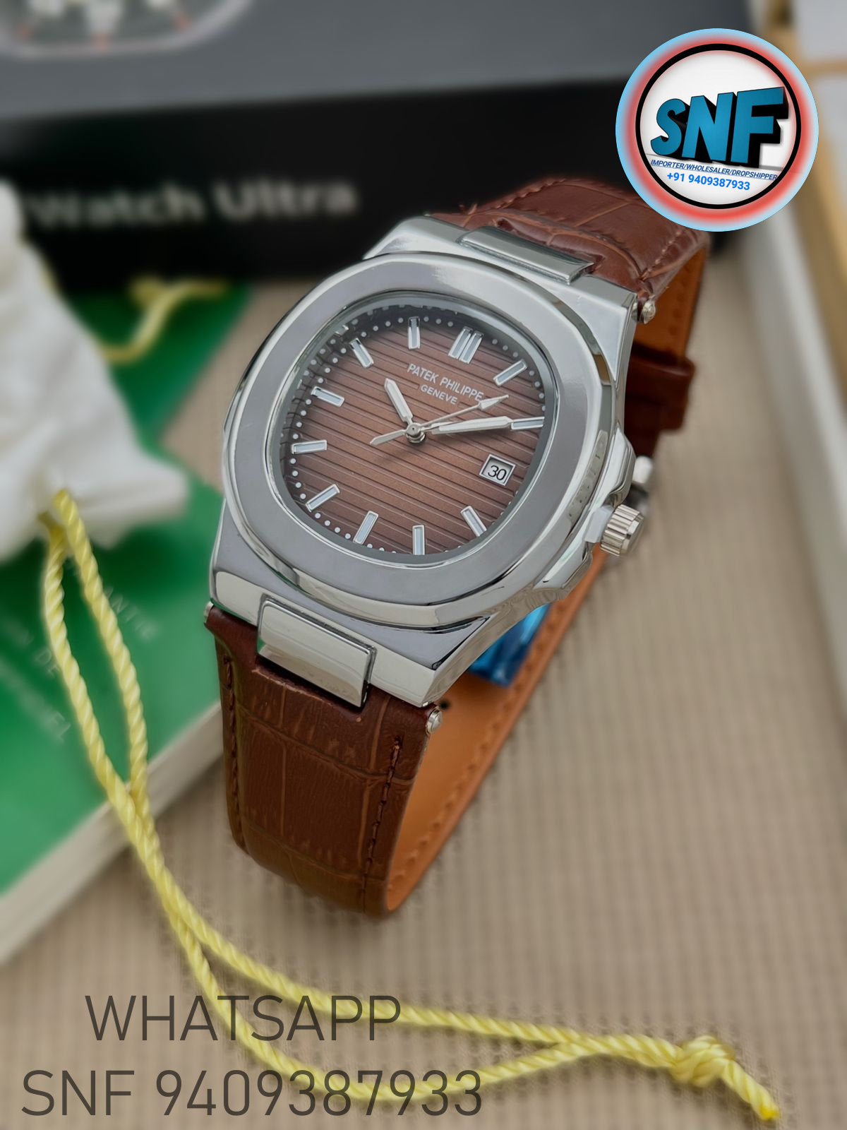 Patek Philippe Leather Strap With Nautilus Fold-Over Clasp More Colours
