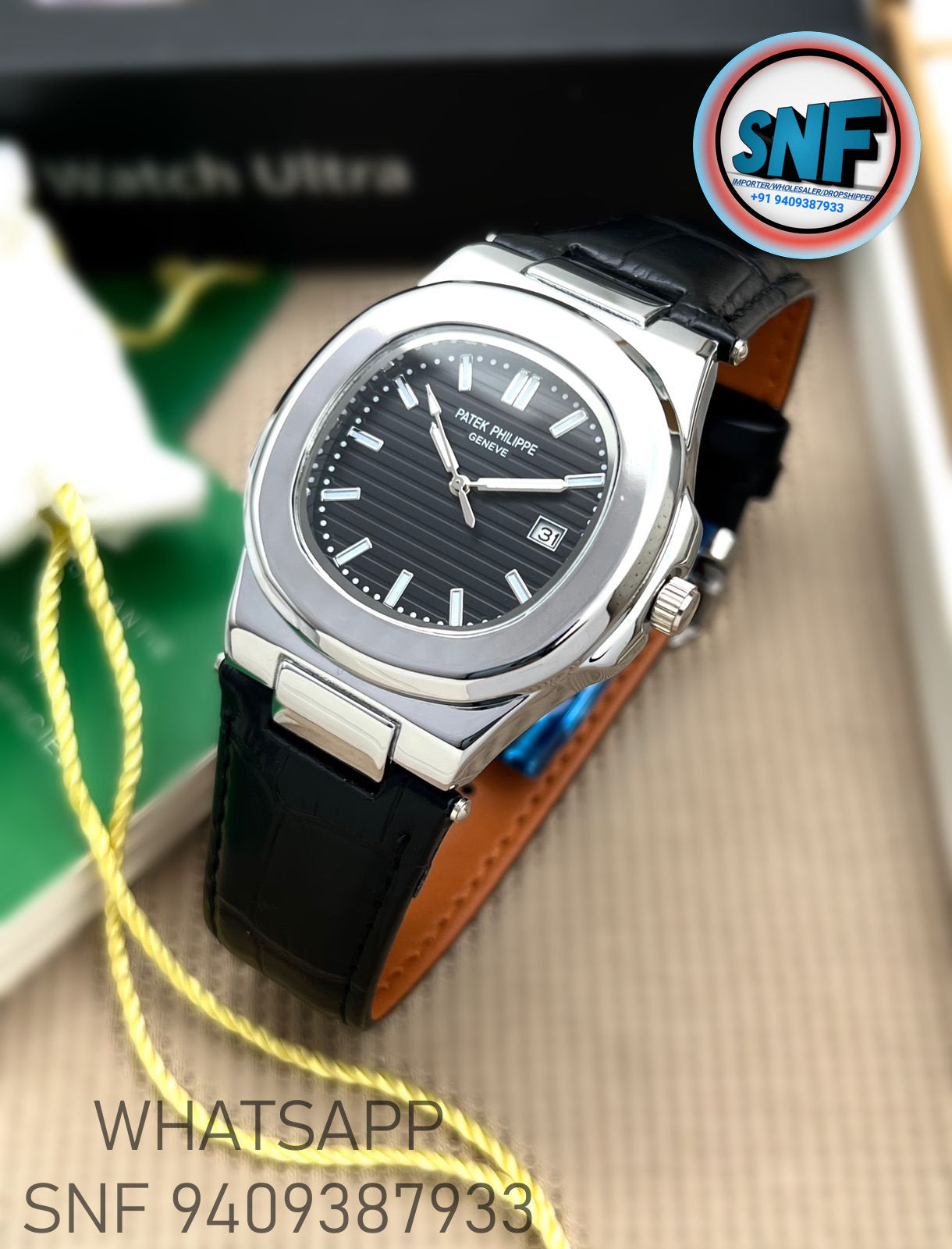 Patek Philippe Leather Strap With Nautilus Fold-Over Clasp More Colours