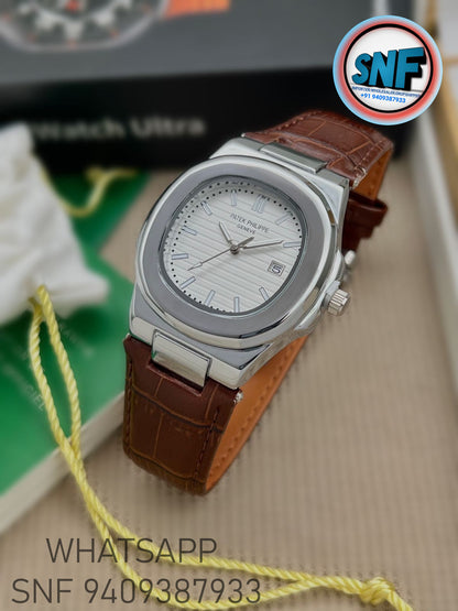 Patek Philippe Leather Strap With Nautilus Fold-Over Clasp More Colours
