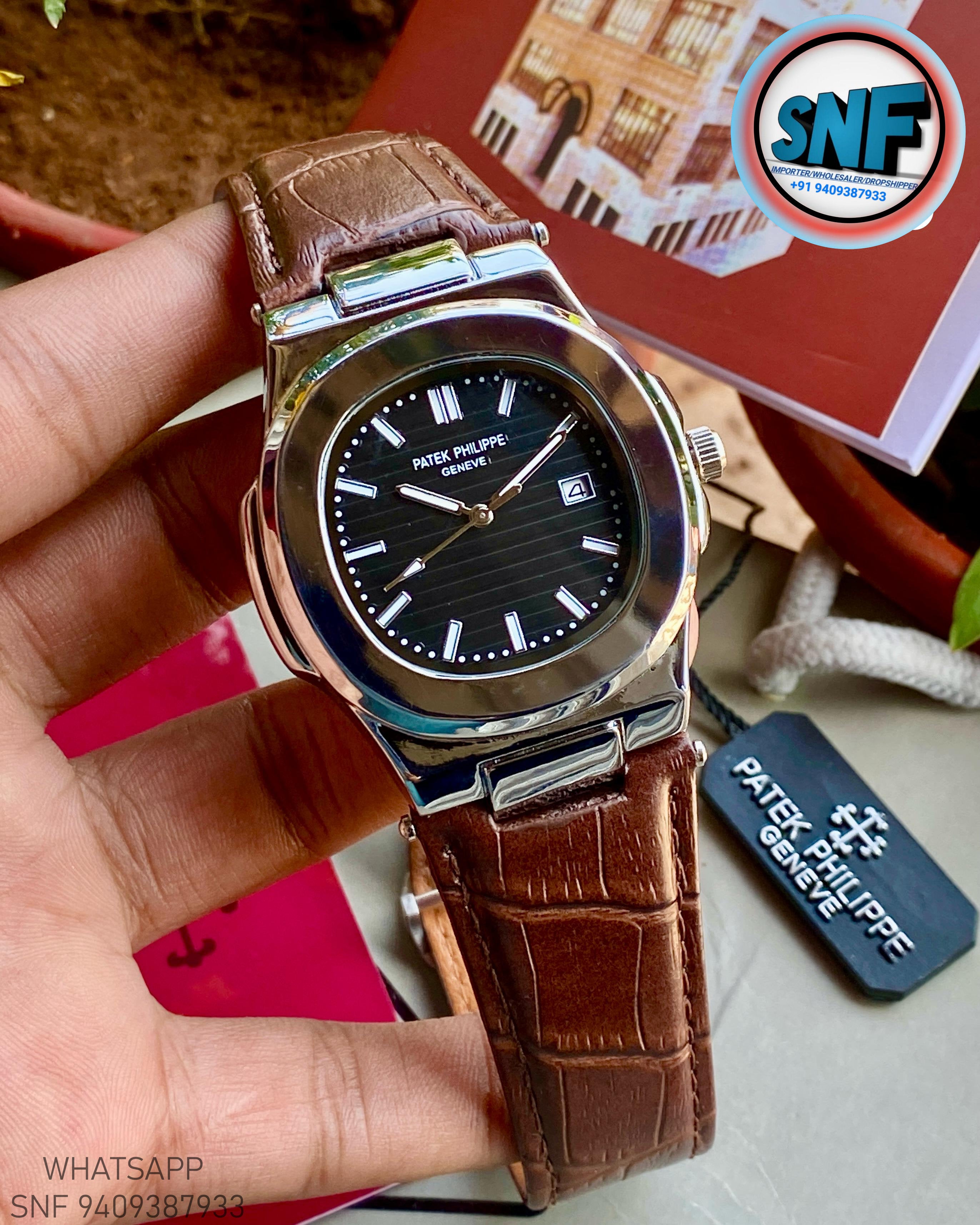 Patek Philippe Leather Strap With Nautilus Fold-Over Clasp More Colours