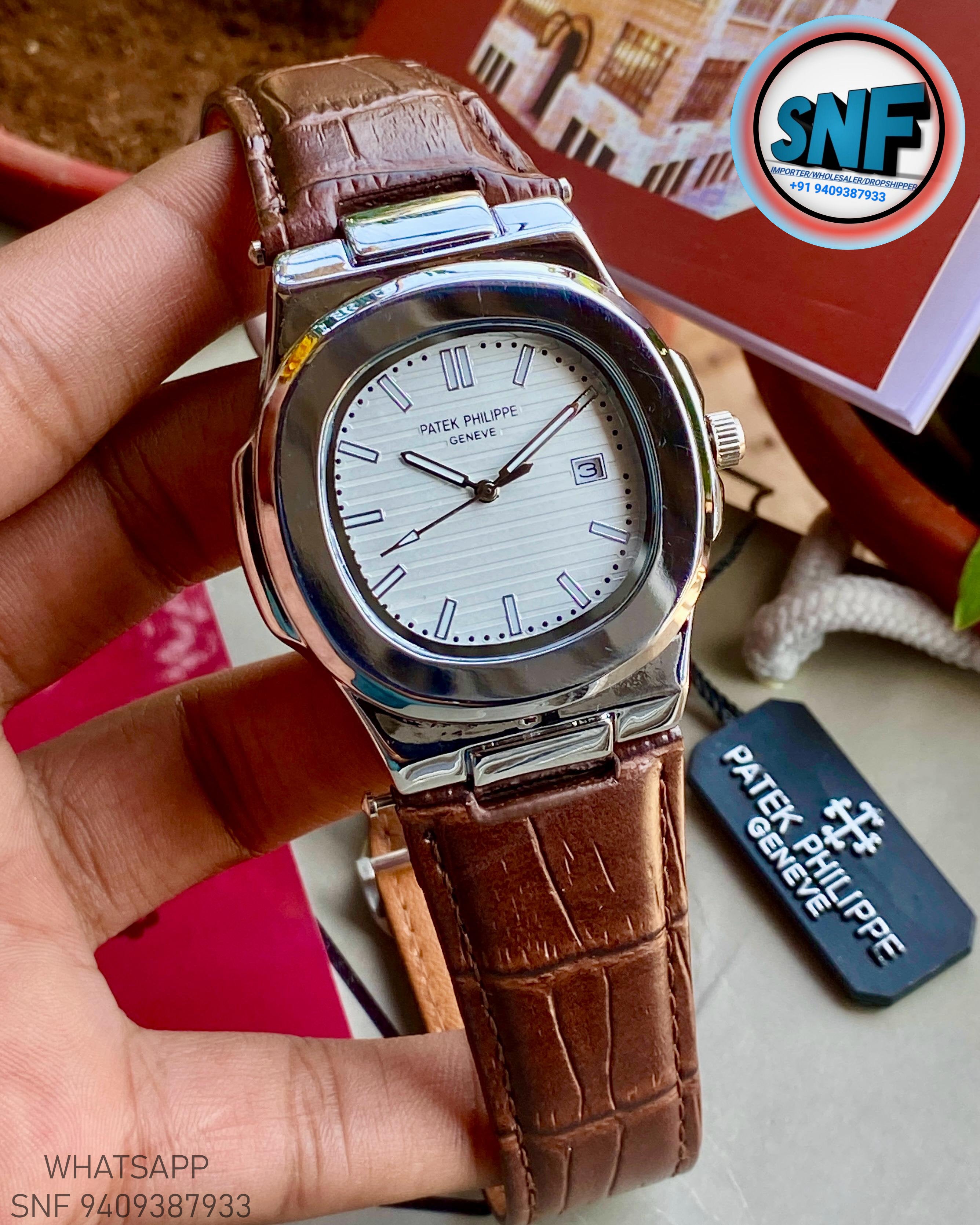 Patek Philippe Leather Strap With Nautilus Fold-Over Clasp More Colours