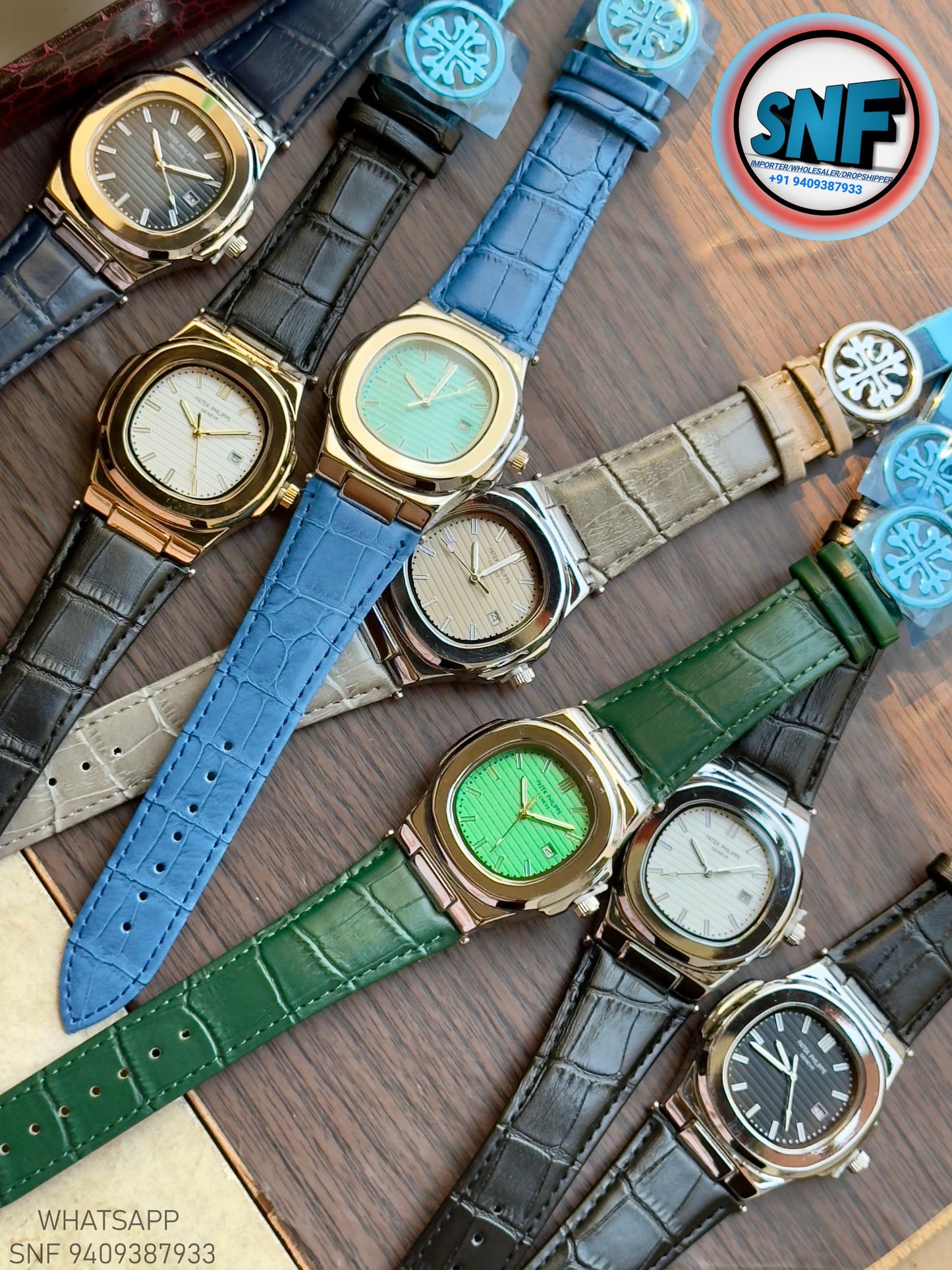 Patek Philippe Leather Strap With Nautilus Fold-Over Clasp More Colours