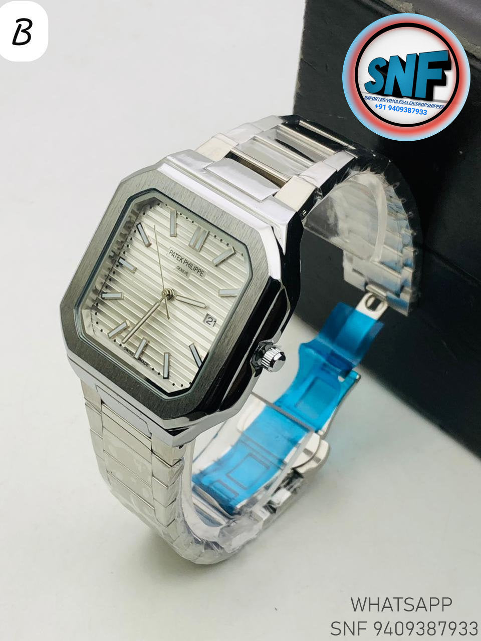 Patek Philippe Inspired Luxury with Modern Edge White Dial