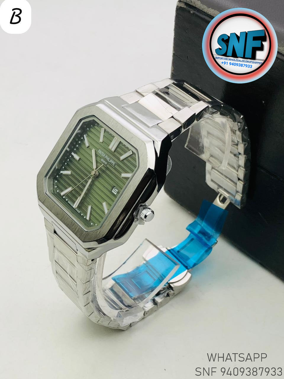 Patek Philippe Inspired Luxury with Modern Edge Green Dial