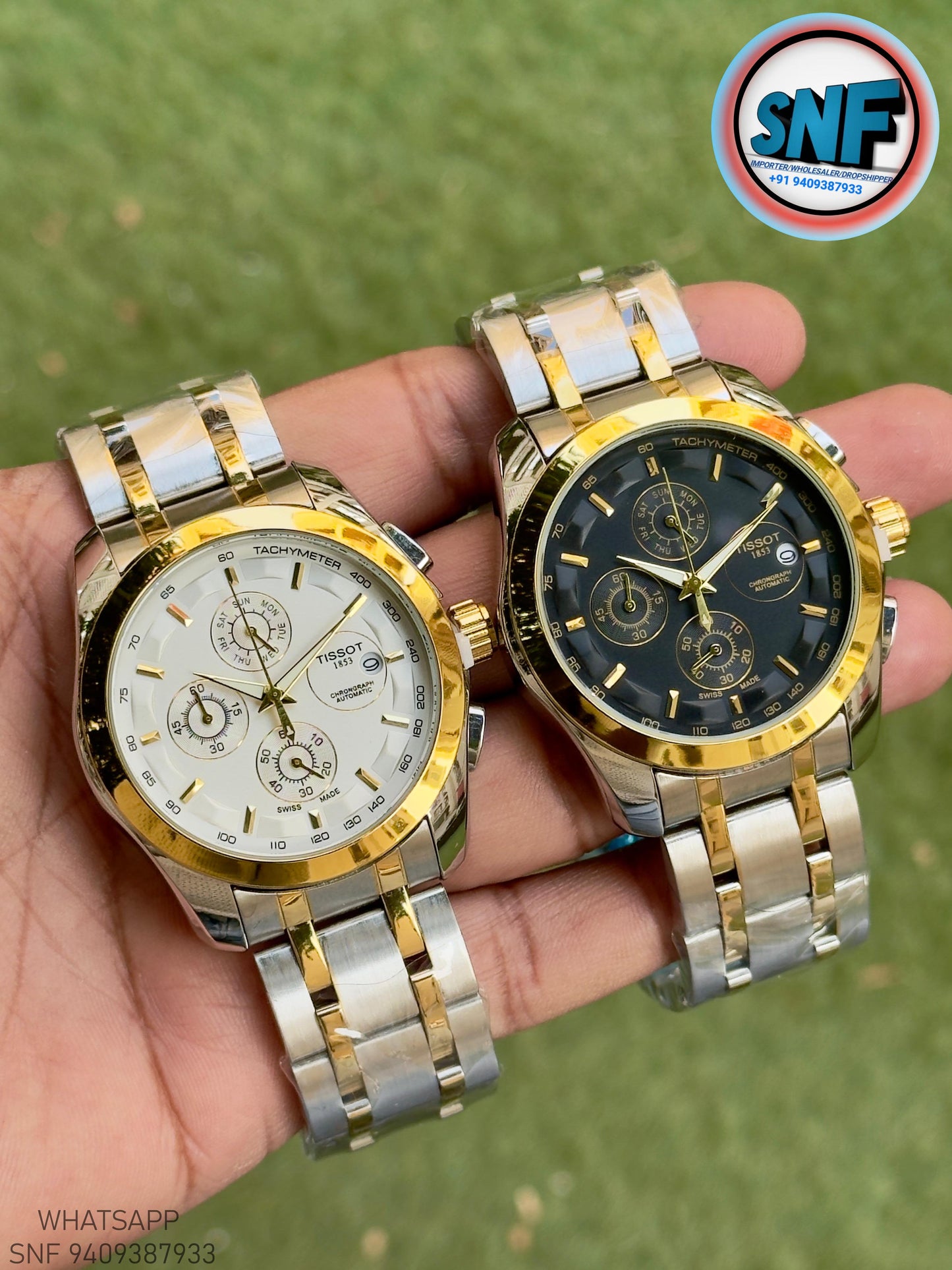 Tissot Couturier Premium Heavy Japan Body with Adjustable Link Strap Mix Gold
