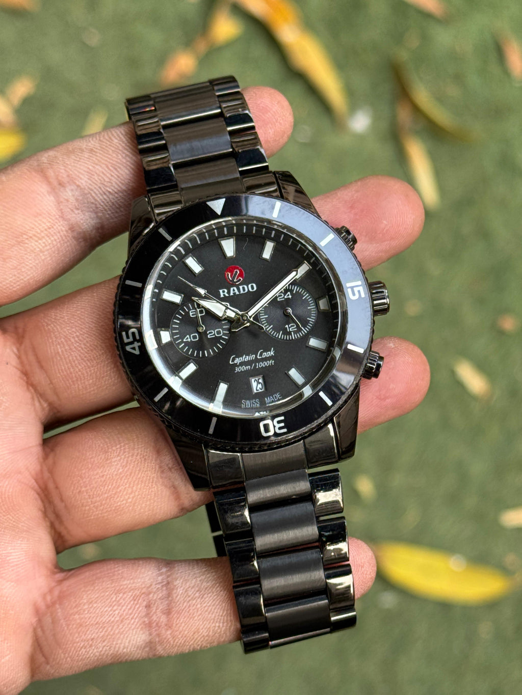 Rado Black With All Chrono Working