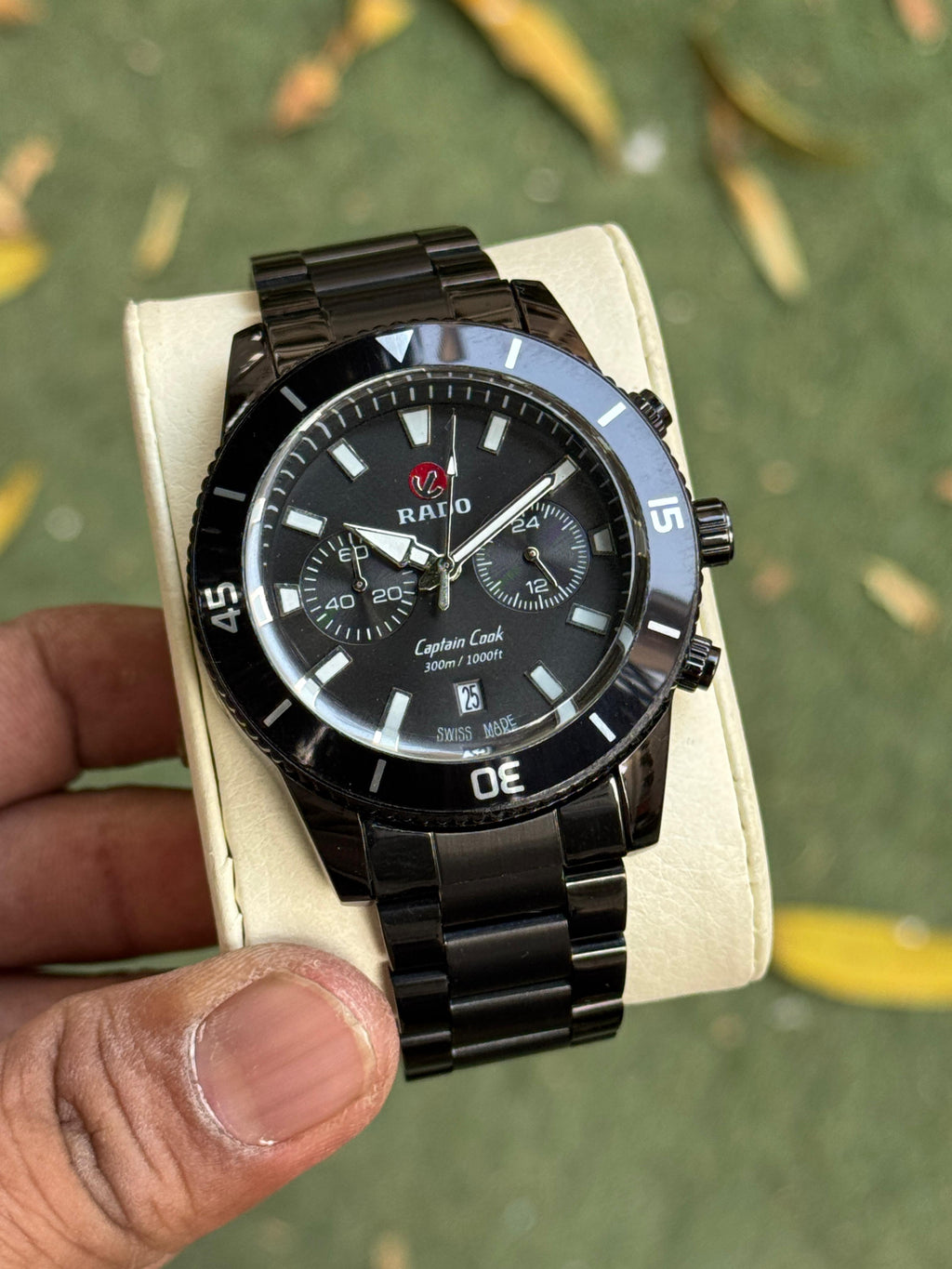 Rado Black With All Chrono Working