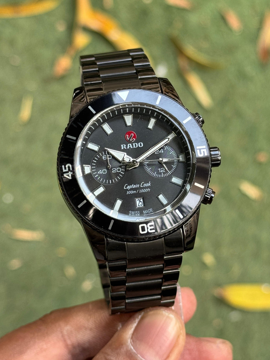 Rado Black With All Chrono Working