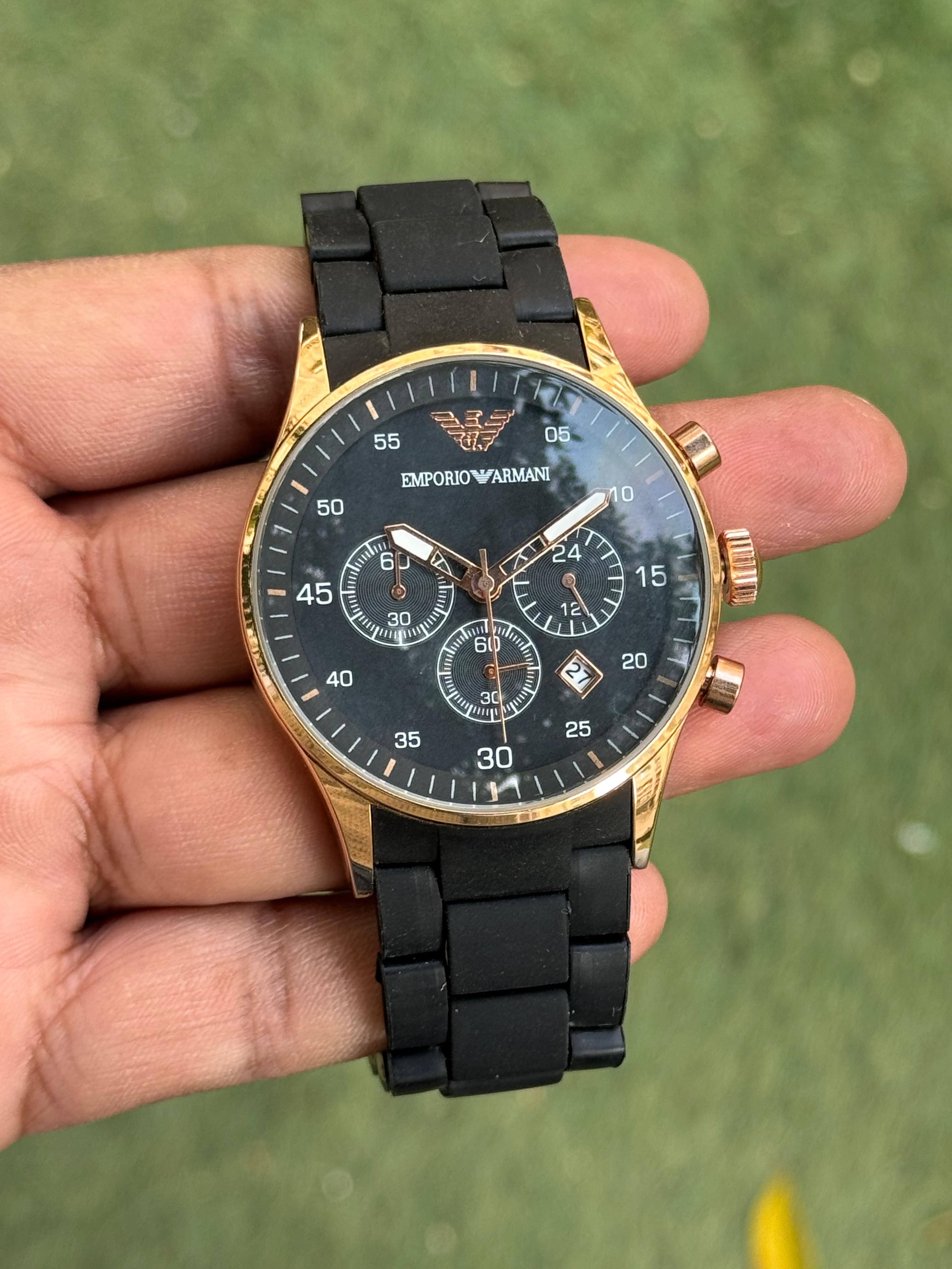 Emporio Armani Timeless Power with Refined Luxury