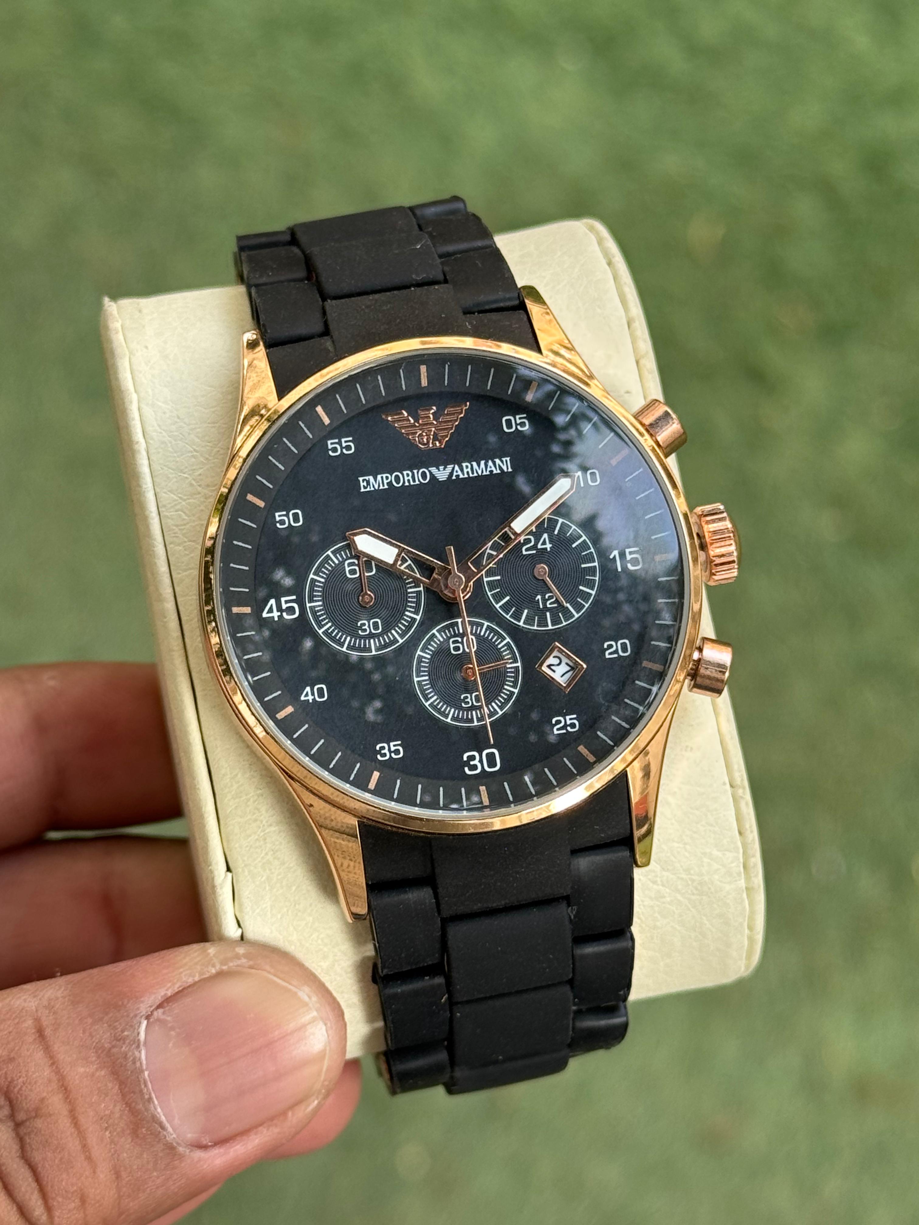 Emporio Armani Timeless Power with Refined Luxury