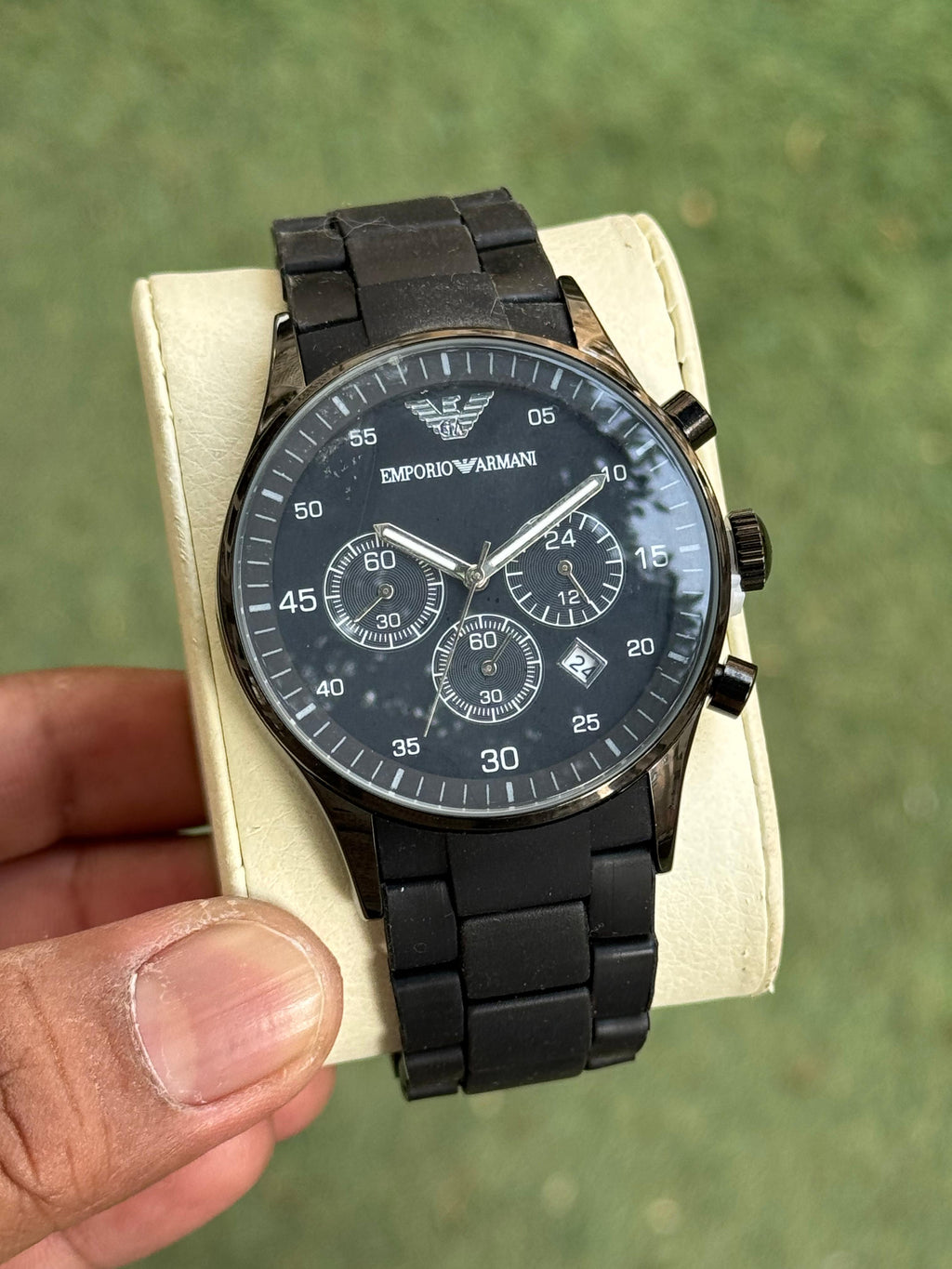 Emporio Armani Timeless Power with Refined Luxury