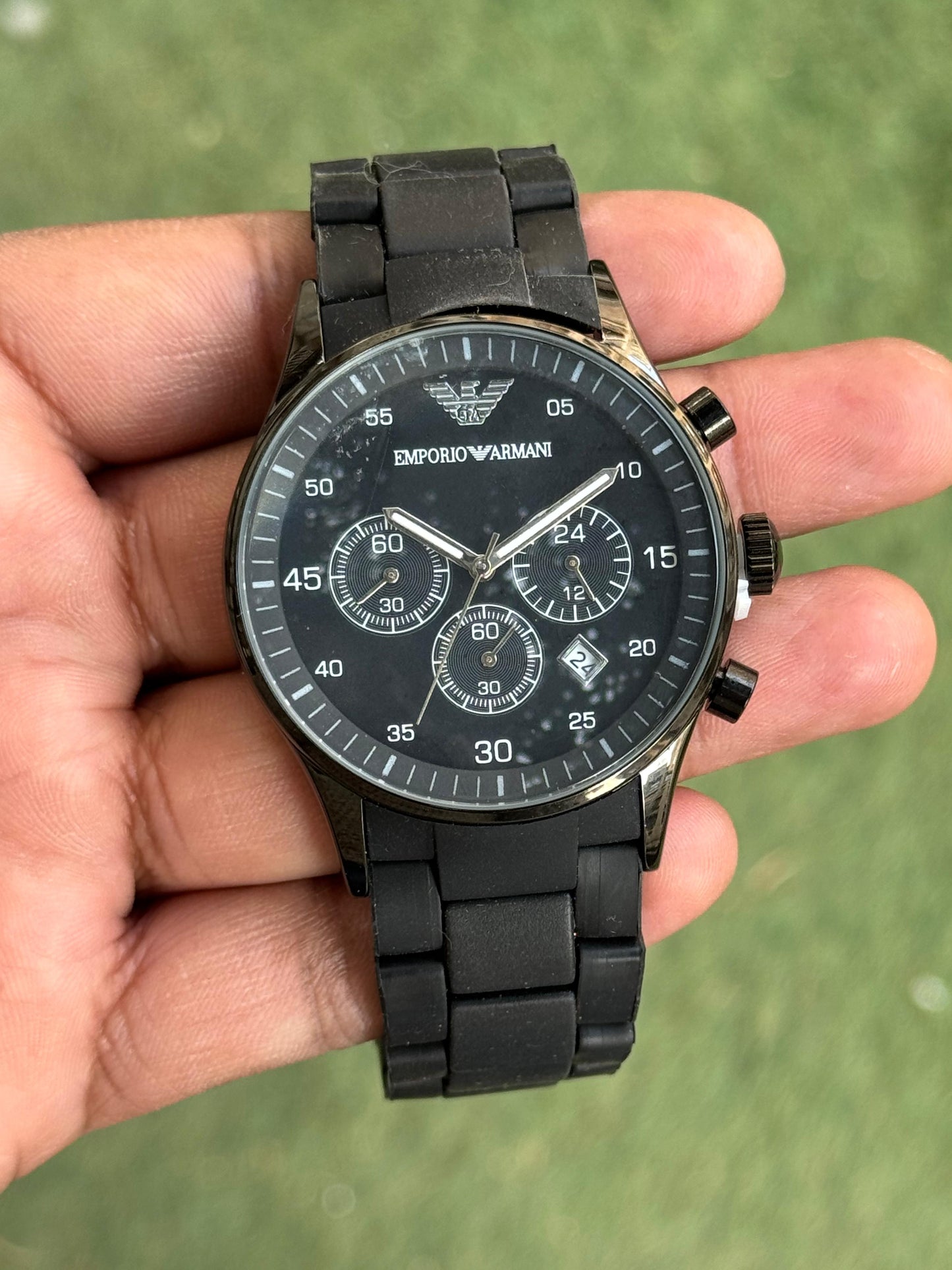 Emporio Armani Timeless Power with Refined Luxury