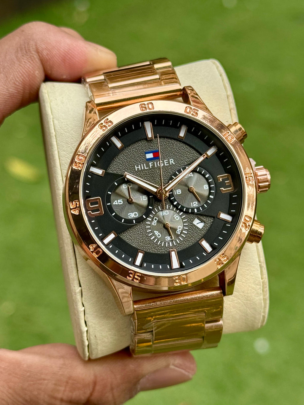 Tommy Hilfiger Timeless Rose Charm Black Dial