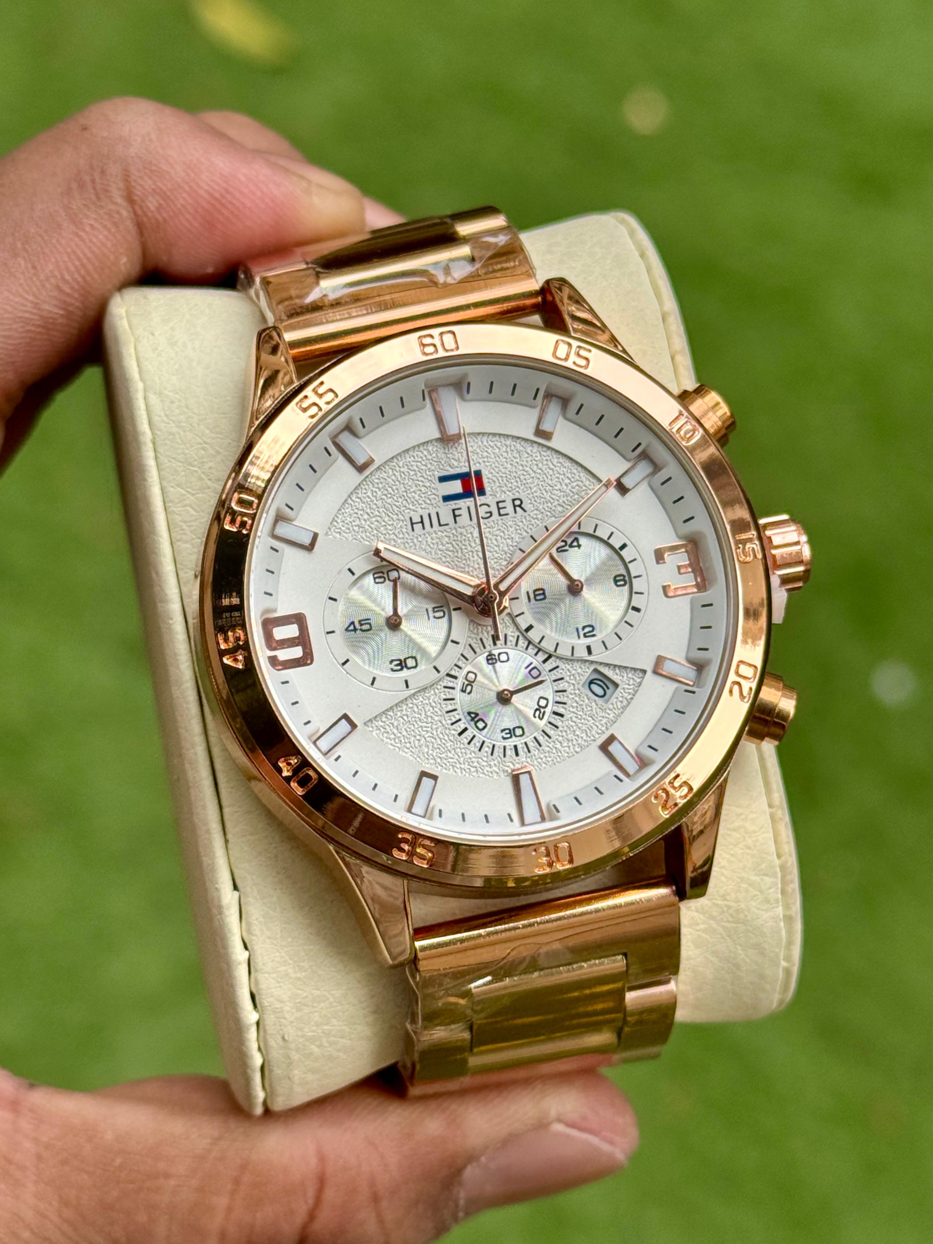 Tommy Hilfiger Timeless Rose Charm White Dial