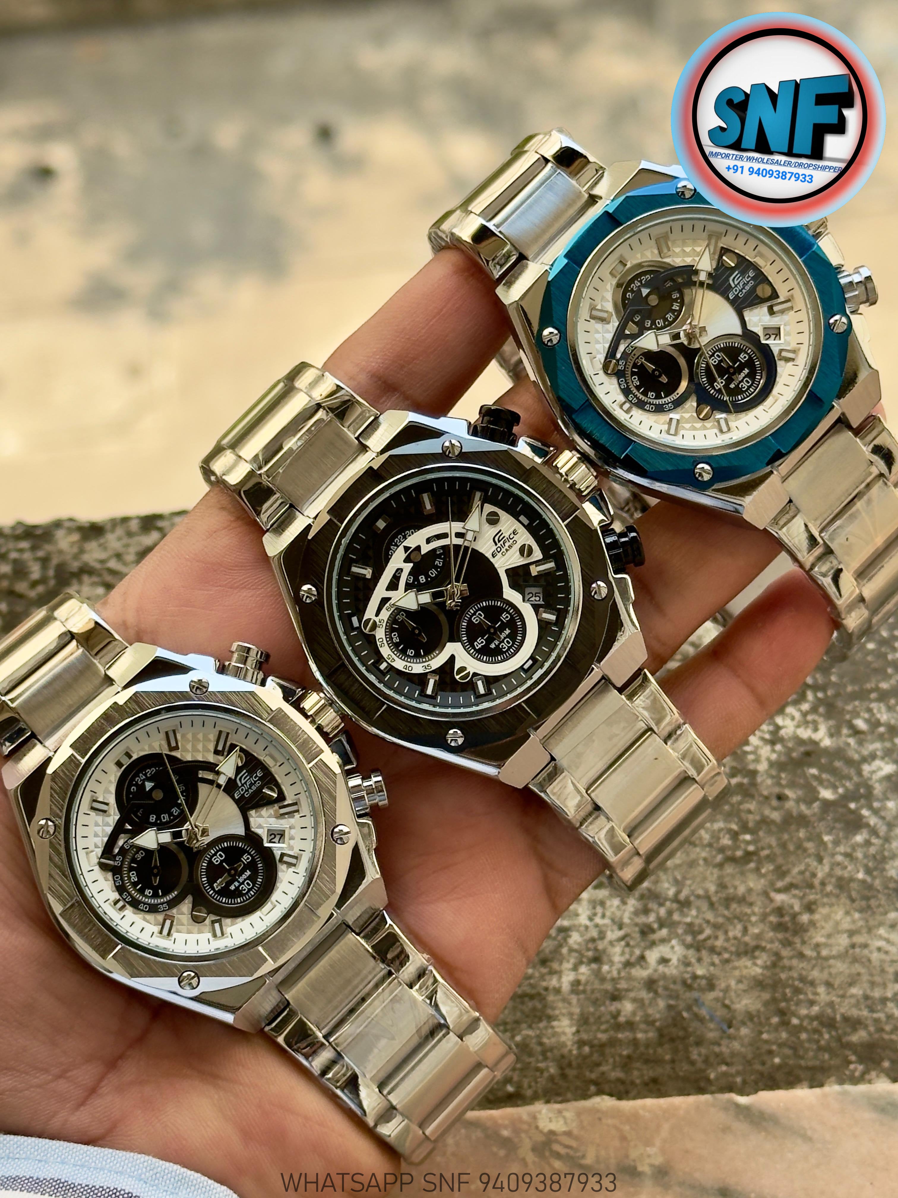 Edifice Iron Crest – Industrial Power, Refined Precision Silver