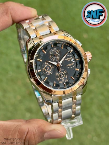 Tissot Couturier Premium Heavy Japan Body with Adjustable Link Strap Mix Rose Gold