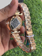 Emporio_ Armani_ Elegant Rose Gold Crystal Watch For Her